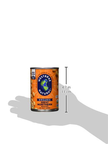 Westbrae Natural Organic Great Northern Beans No Salt Added 15 Oz (Pack Of 12)