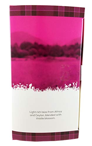 Edinburgh Tea & Coffee Company Scottish Thistle Infused Black Tea, 25 Count Envelope/Tag Teabags