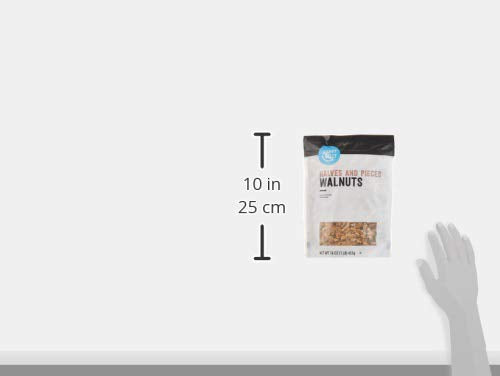 Happy Belly California Walnuts Halves and Pieces 16 ounce (Pack of 2)