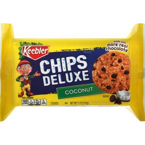 Keebler Chips Deluxe, Cookies, Coconut, 11 Oz