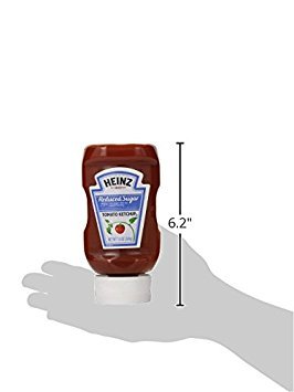 Heinz Tomato Ketchup with No Sugar Added (6 ct Pack, 13 oz Bottles)