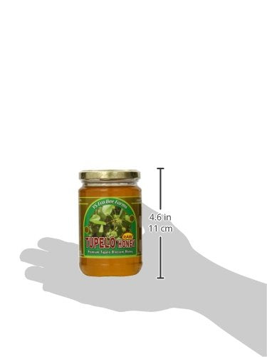 YS Eco Bee Farms Raw Tupelo Blossom Honey, 13.5 OZ, 100% Pure, Natural Sweetener