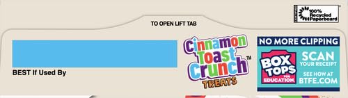 Cinnamon Toast Crunch Breakfast Cereal Treat Bars, Snack Bars, 8 ct (Pack of 5)