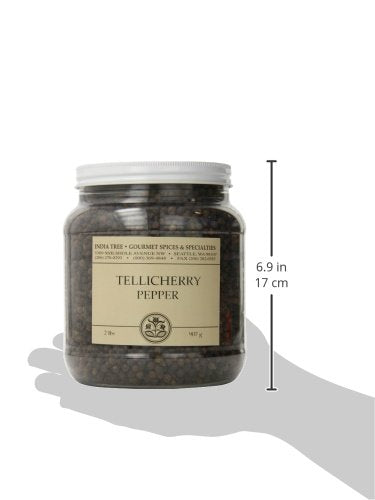 India Tree Tellicherry Pepper - 2 lb, Model 70101, Premium Quality Spices