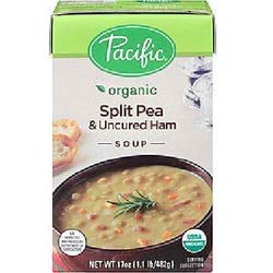 Pacific Natural Foods Organic Soup Split Pea &Amp; Uncured Ham - 17 Fl Oz2