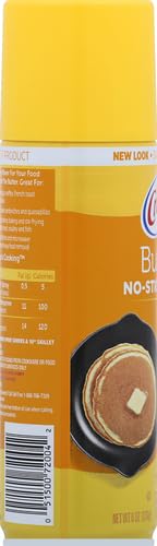 Crisco No-Stick Butter Cooking Spray - 6 oz - Pack of 1 - Cooking Essential