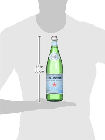 San Pellegrino Sparkling Natural Mineral Water, 25.3 Fluid Ounce (Pack of 12)