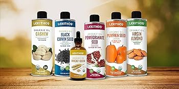 Lekithos Organic Sweet Almond Oil - 8 Fl. Oz. - Cold Pressed - Certified Usda Organic, Non-Gmo