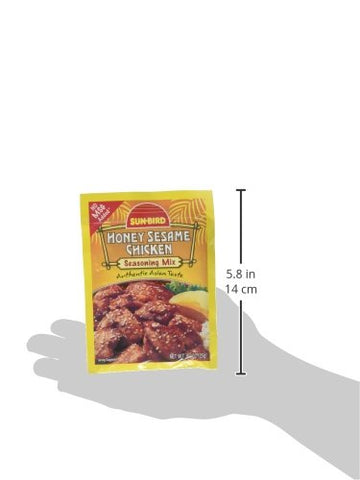 Honey Sesame Chicken Seasoning Mix Packets - Asian Chicken Recipe - 0.88 Ounces Each (Pack Of 4)