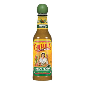 Cholula Green Pepper Hot Sauce 5 Fl Oz (Pack of 4)