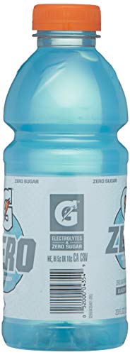 Gatorade Zero Glacier Freeze Thirst Quencher, 20 Fl Oz Bottle