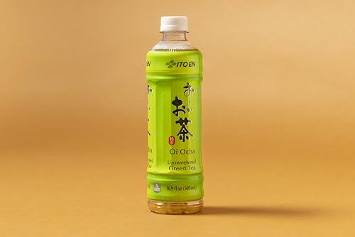 Ito En Tea Oi Ocha Green Tea Unsweetened 16.9 Ounce (Pack of 12)