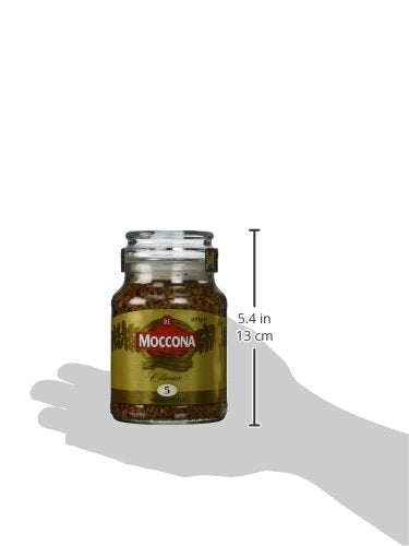 Moccona Coffee 100g Freeze-Dried Medium Roast Coffee - 3.5 Ounce Pack, Rich Flavor, Instant Coffee for Easy Brewing