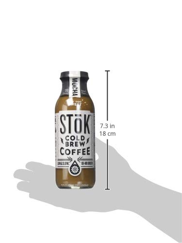 Stok Mocha Cold Brew Iced Coffee, 13.7 Fluid Ounce - 12 Per Case.