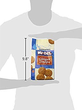Midel Ginger Snaps, Gluten Free - 8 Ounce (Pack Of 8)