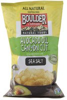 Boulder Canyon Avocado Oil Canyon Cut Potato Chips Sea Salt - 5.25 Oz