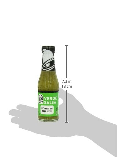 Taco Bell Verde Salsa Sauce (7.5 Oz Bottles, Pack Of 12)