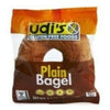 Udis Gluten Free Plain Bagel, 3.5 Ounce -- 24 per case.