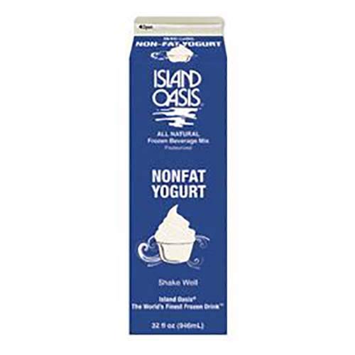 Island Oasis Non Fat Yogurt, 32 Ounce - 12 per case.