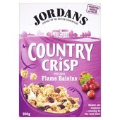 Jordans Country Crisp With Juicy Flame Raisins 500G