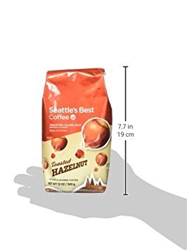 Seattle'S Best Coffee Toasted Hazelnut Flavored Medium Roast Ground Coffee | 12 Ounce Bags (Pack Of 6)