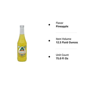 Jarritos Pineapple Soda 12.5 OZ (Pack of 6)