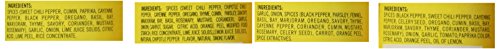 Mrs. Dash Extra Spicy(2.5oz), Southwest Chipotle(2.5oz), Garlic & Herb (2.5oz) and Fiesta Lime (2.4oz) Salt-Free Seasoning (Bund