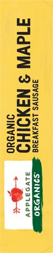 Applegate, Organic Chicken & Maple Breakfast Sausage, 7 oz (frozen)