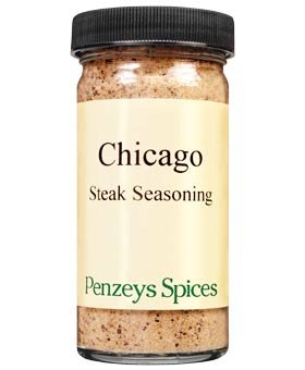 Chicago Steak Seasoning By Penzeys Spices 3.3 Oz 1/2 Cup Jar (Pack Of 1)