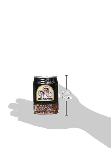 Mr. Brown Black Coffee, 8.12 Ounce (Pack Of 24)