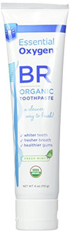 Essential Oxygen Br Organic Toothpaste Peppermint 4 Oz