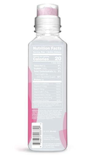 Karma Wellness Flavored Probiotic Water, Strawberry Lemonade, Immunity and Digestive Health Support, Low Calorie, 2 Billion Acti