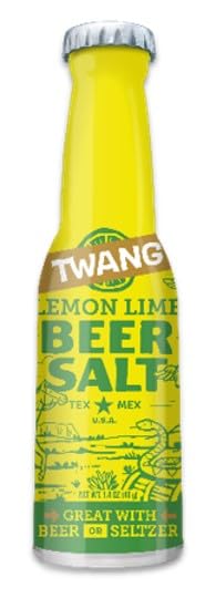 LYZAS SWEETS & Twang malt-inspired Salts - Bundle of 5 Pocket Size Bottles (1-1.4 oz each) - Lime, Lemon-Lime, Dill Pickle