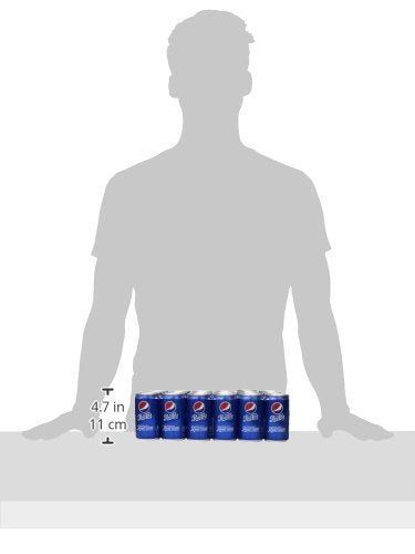 Pepsi Made with Real Sugar, 7.5 Fl Oz Mini Cans, 24 Pack - Refreshing Soda, Perfect for Parties and On-the-Go Enjoyment