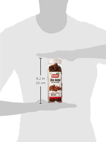 Badia Star Anise. 7 Oz . Large Container. Pack Of 2