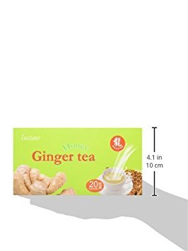 Dragon Instant Honey Ginger Tea, 0.63 Oz., 20 Bag