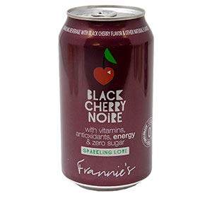 Frannie'S Sparkling Beverage- Zero Calories & Sugar, Aspertame Free: 8-Pack 12 Fl. Oz. Cans (Black Cherry Noir)