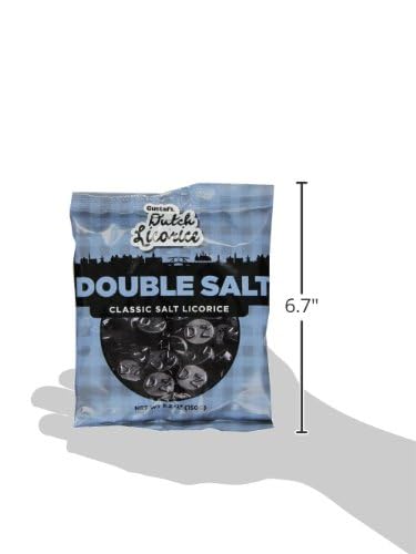 Gustaf'S Dutch Licorice Coins With Hint Of Salt, 150G/5.2 Oz. {Imported From Canada}