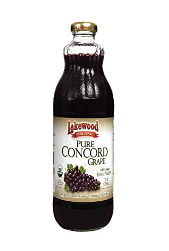Lakewood Organic Pure Concord Grape Juice, 32 Ounce - 12 per case.