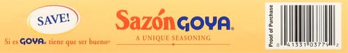 Goya Foods Saz N Seasoning With Coriander & Annatto, 3.52 Ounce (Pack Of 18)