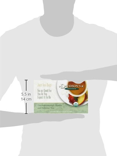 Davidson'S Organics, Hibiscus Flowers, 100-Count Unwrapped Tea Bags