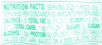 Mentos Pure Fresh Sugar-Free Chewing Gum with Xylitol, Spearmint, 50 Piece Bottle