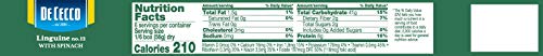 De Cecco Spinach Pasta, Linguine No.7, 12 Ounce (Pack Of 12)