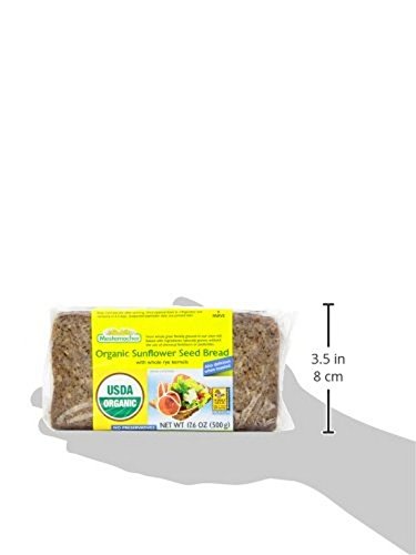 Mestemacher Bread Bread - Sunflower Seed - 17.6 oz - 1 each (Pack of 3)