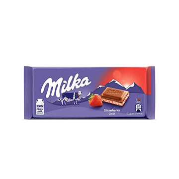 Milka Strawberry Yogurt Chocolate, 2 X 100 Gm