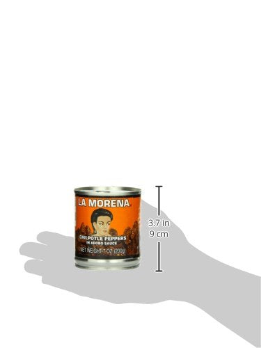 La Morena Chipotle Peppers in Adobo Sauce, 7 Ounce (Pack of 24)