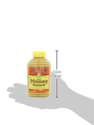 Beaver Honey Mustard 13 Oz (Pack Of 3)