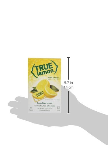 True Citrus - True Lemon Crystallized Lemon (2 Boxes of 32 = 64 Packets)