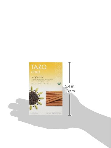 Tazo Tea Chai Org, 1.9 Oz, Pack Of 2