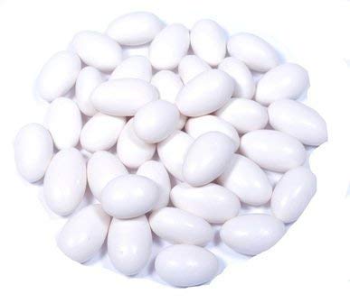 Sweetglob Jordan Almonds Party Colors Hard Candy (2 Pound, Party White)